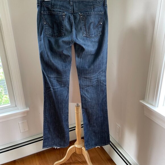 Citizens of Humanity Jeans Women’s 28 Medium Rise Bootcut COH Blue Denim - Picture 3 of 8